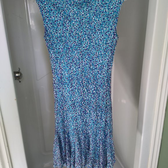 Jolibel extra small floral dress - turquoise color - Picture 2 of 5